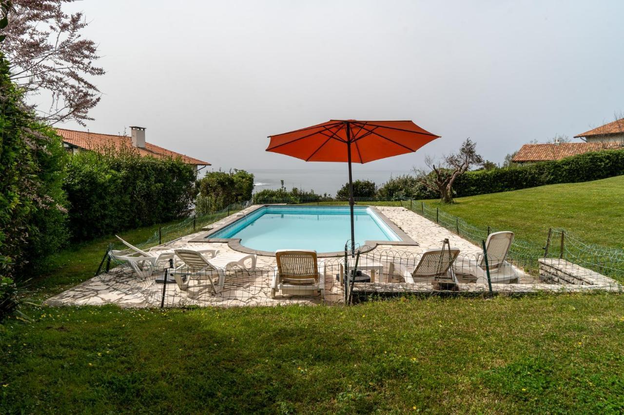 Maison De Maitre Piscine Vue Ocean - Bidart Eksteriør billede