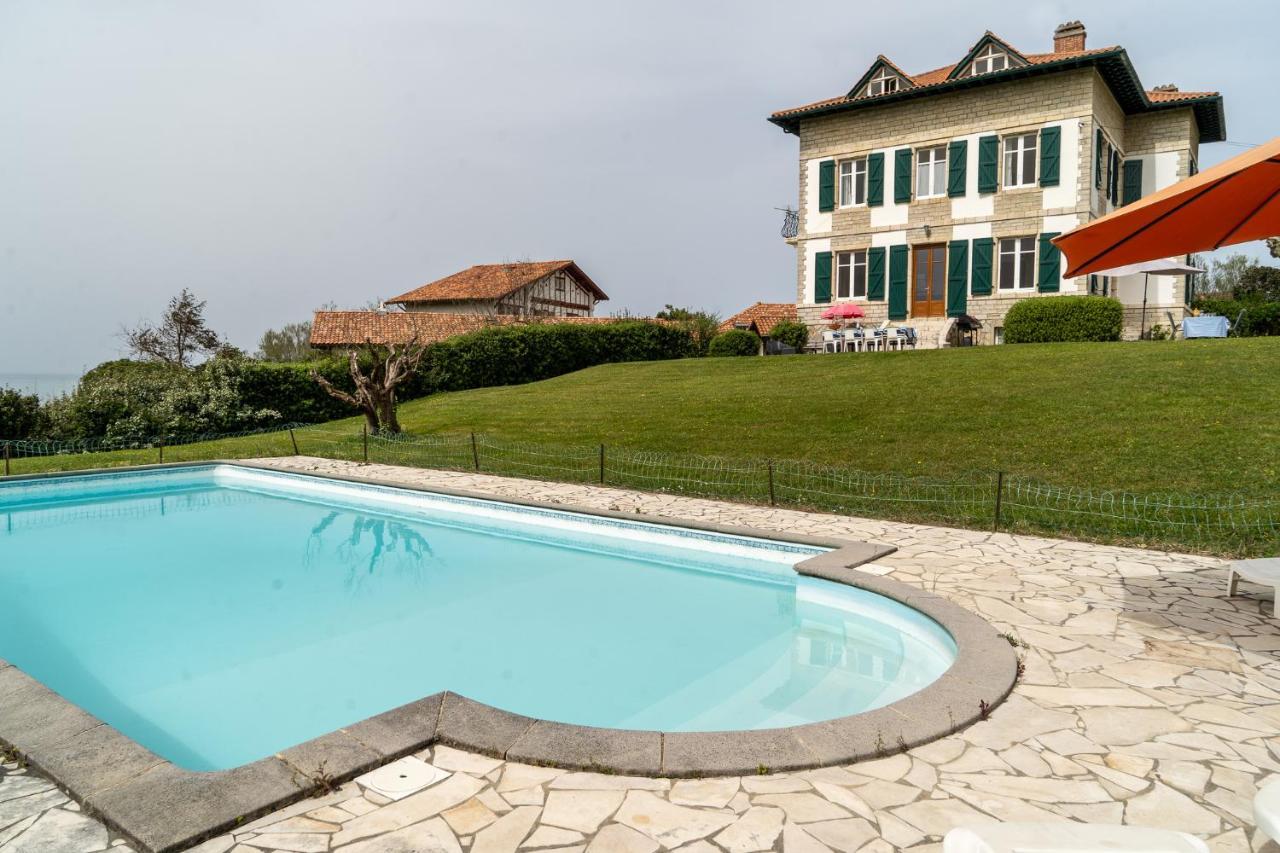Maison De Maitre Piscine Vue Ocean - Bidart Eksteriør billede