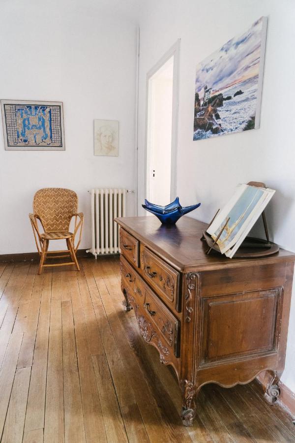 Maison De Maitre Piscine Vue Ocean - Bidart Eksteriør billede